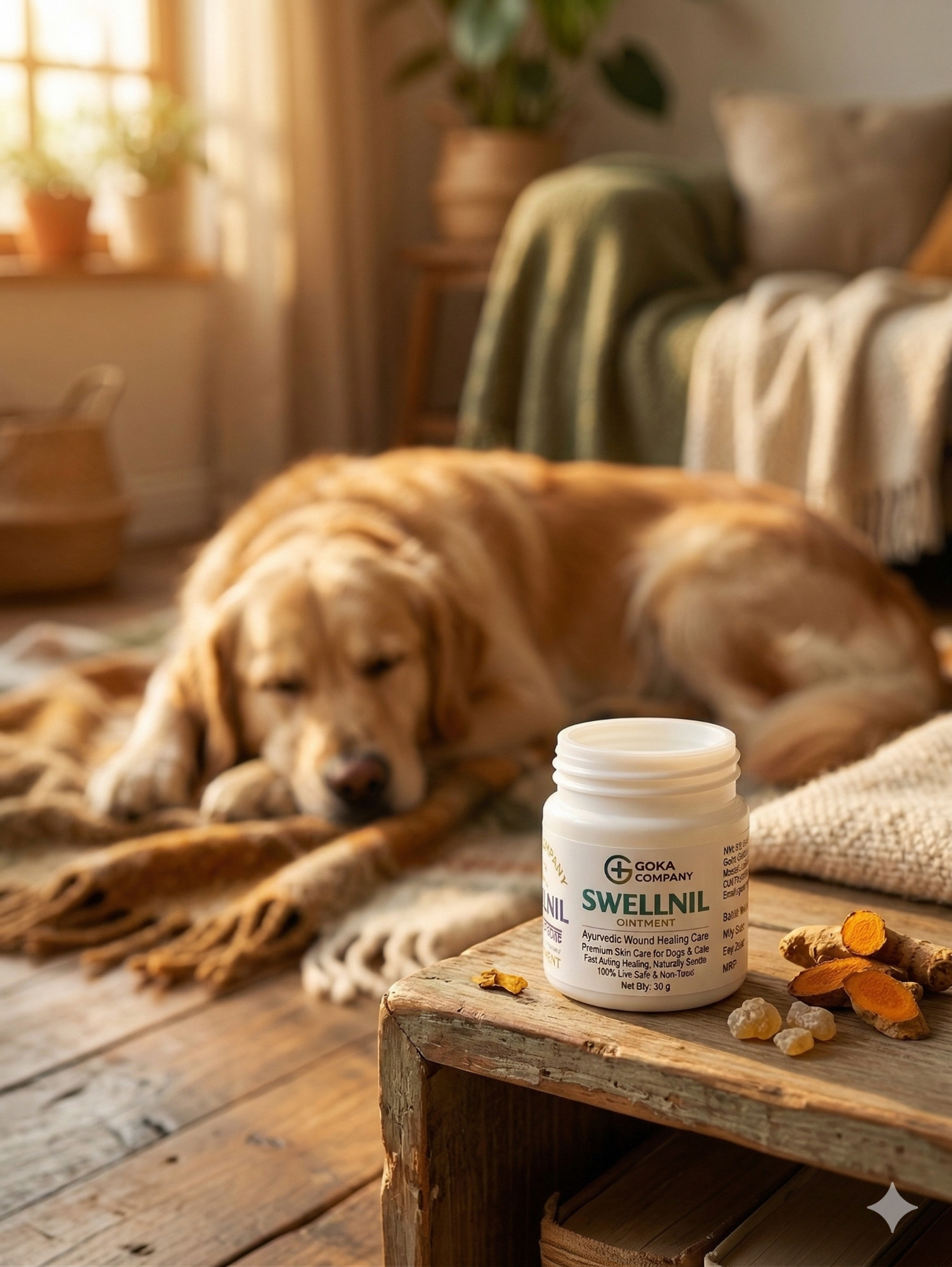 Swellnil Ointment for Dogs & Cats — 17-Herb Ayurvedic Wound Healer